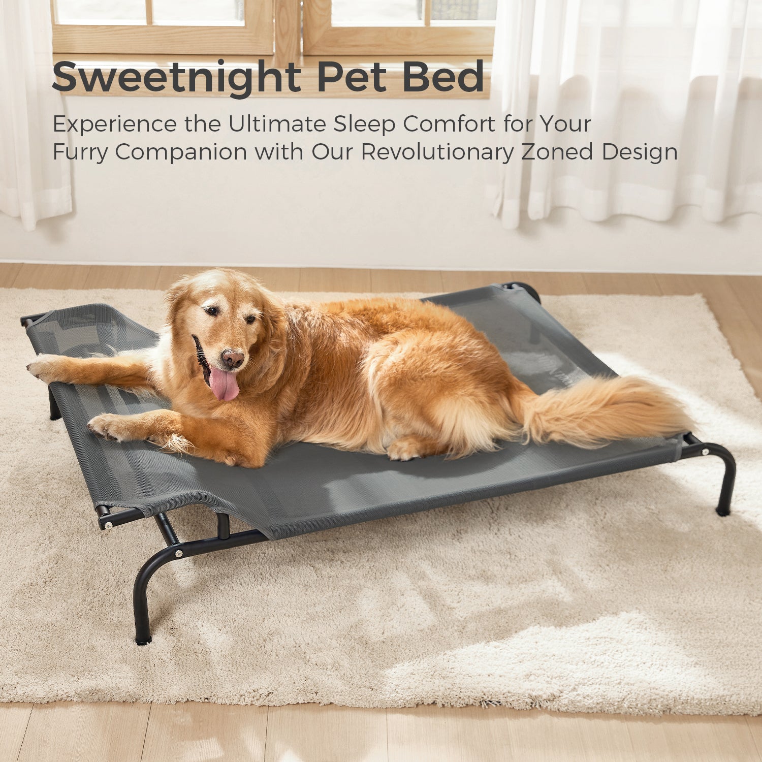 SweetNight Cooling Elevated Dog Bed